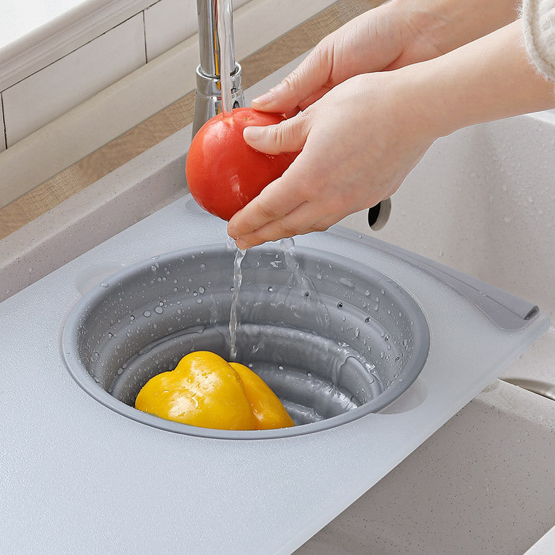 Retractable Multifunctional Sink Cutting Board