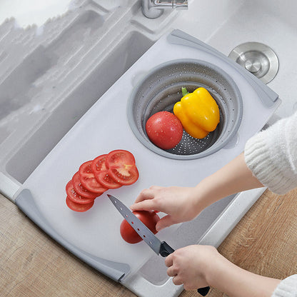 Retractable Multifunctional Sink Cutting Board